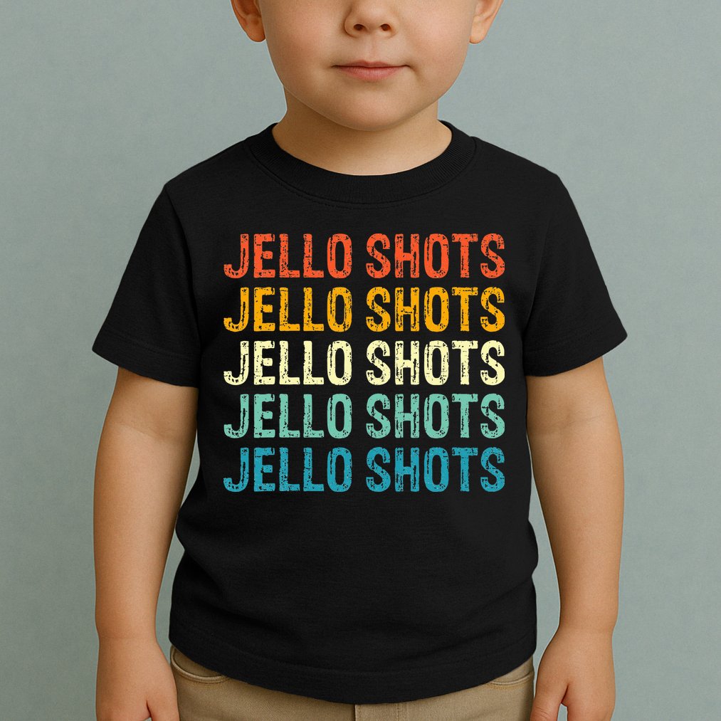 Jello Shots Retro Vintage Toddler T-Shirt
