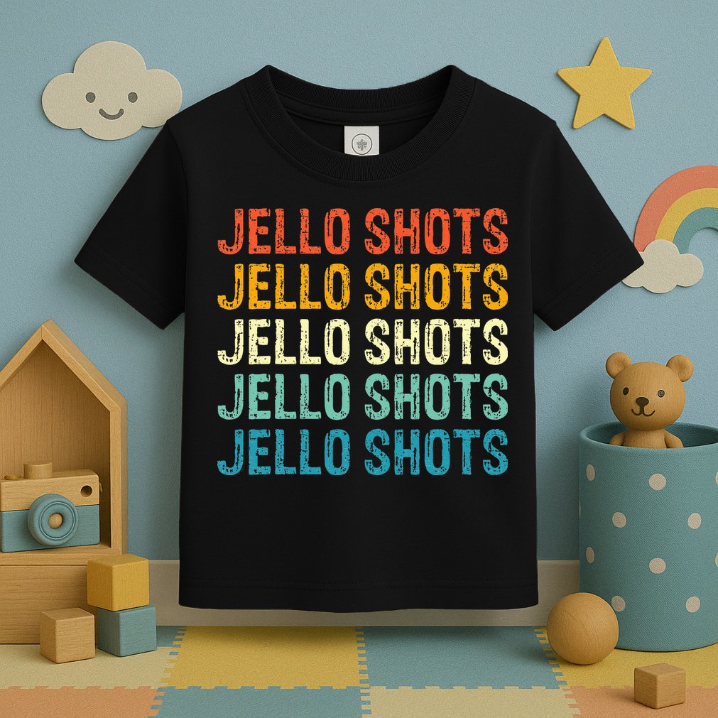 Jello Shots Retro Vintage Toddler T-Shirt