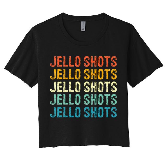 Jello Shots Retro Vintage Crop Top