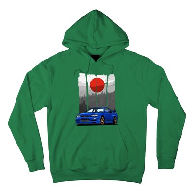 Jdm Skyline R34 Car Tuning Japan Rising Sun Drift Hoodie