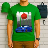 Jdm Skyline R34 Car Tuning Japan Rising Sun Drift T-Shirt
