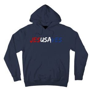 Jesus Saves Religious Patriotic USA Pride Gift Tall Hoodie