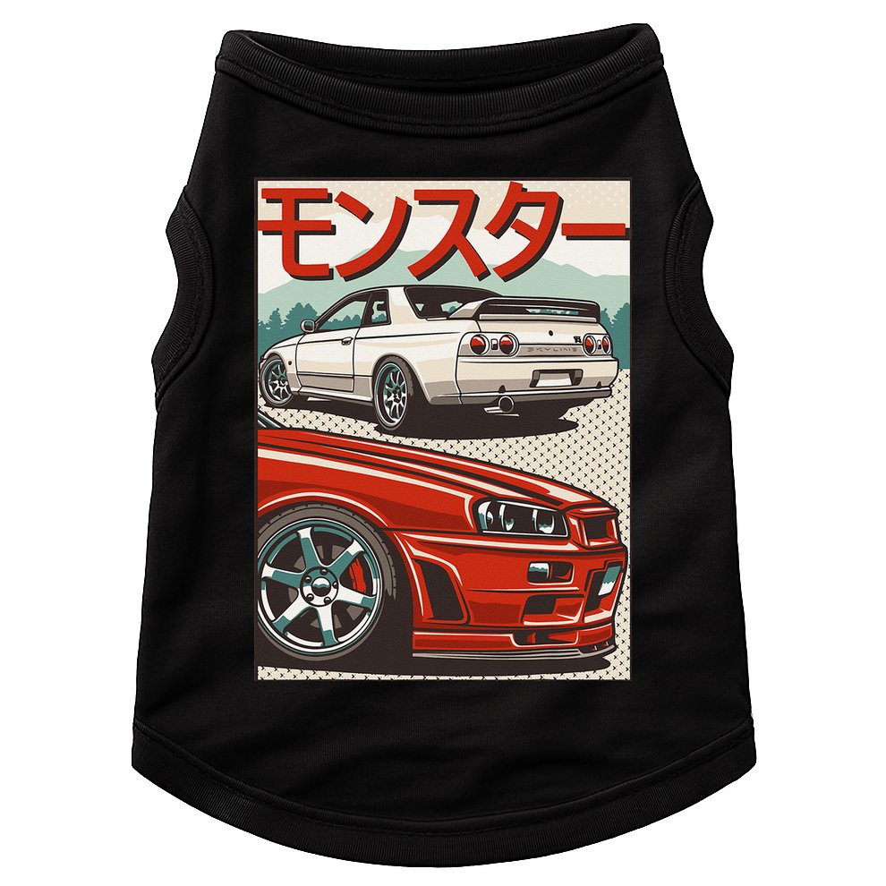 JDM Skyline R32 Car Tuning Japan Rising Sun Drift Doggie Tank