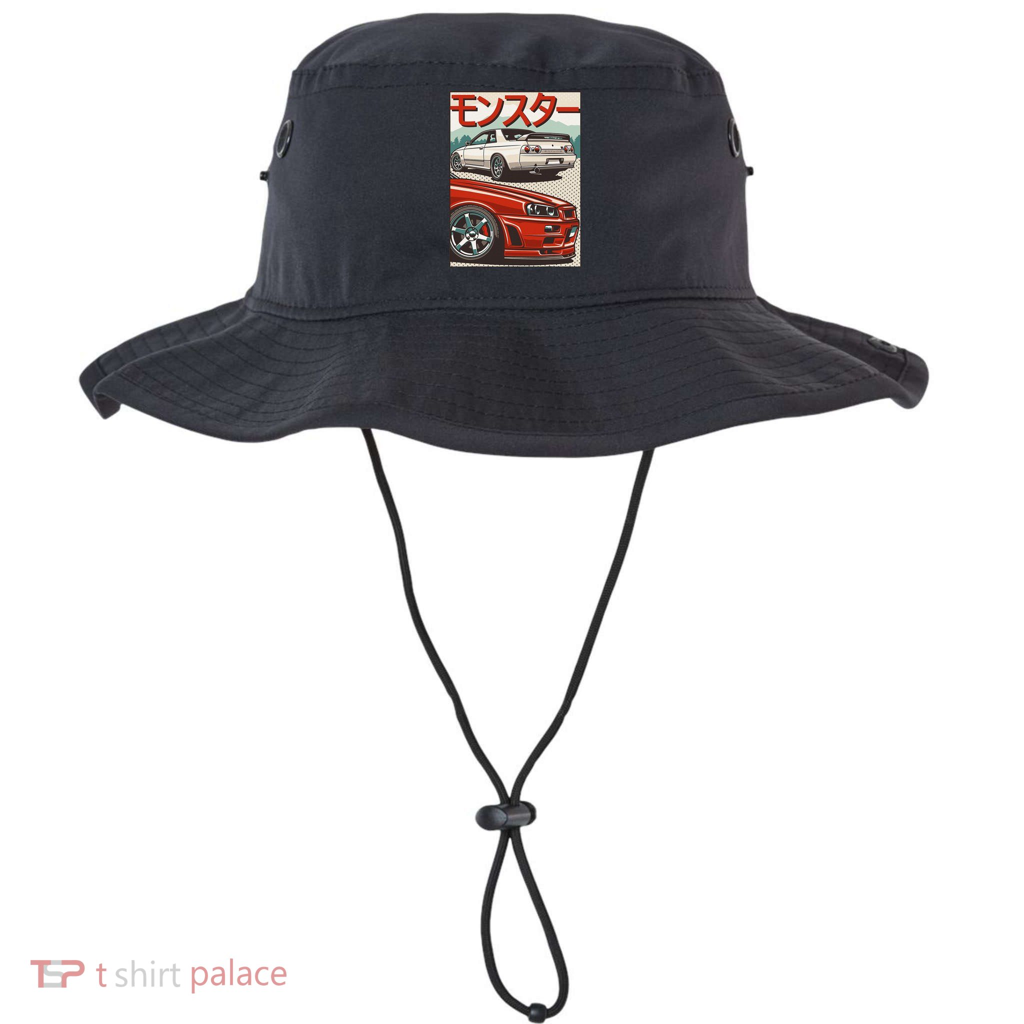 JDM Skyline R32 Car Tuning Japan Rising Sun Drift Bucket Hat
