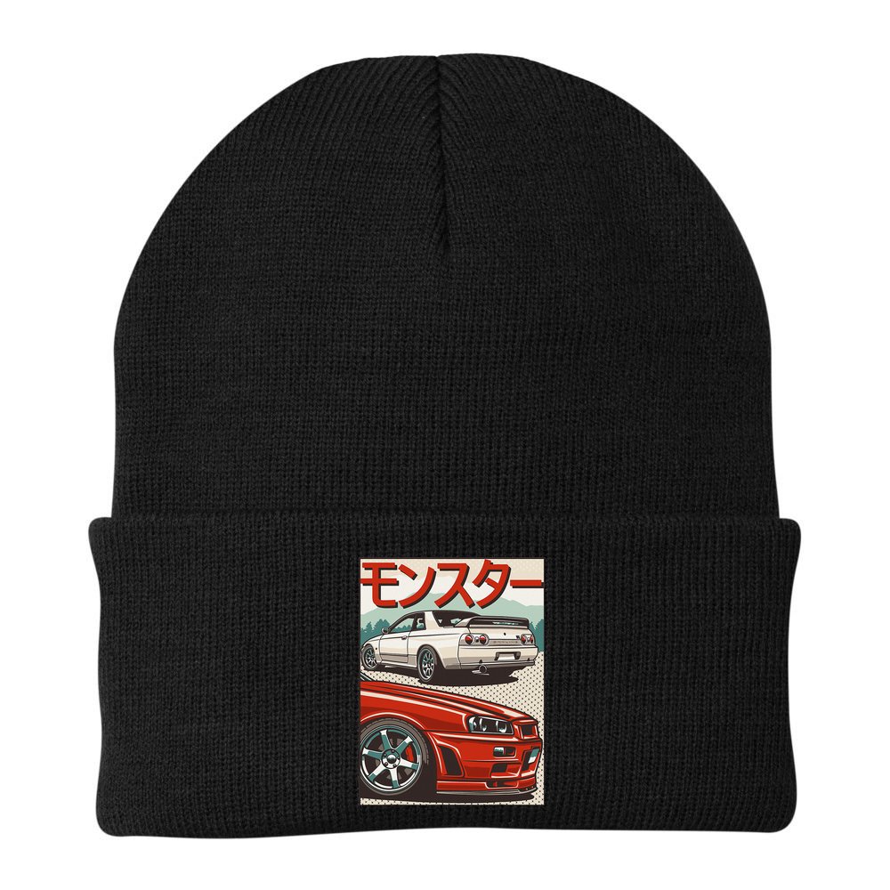 JDM Skyline R32 Car Tuning Japan Rising Sun Drift Beanie