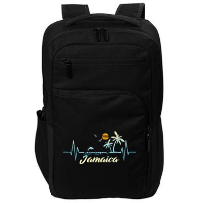 Jamaican Souvenir Spring Break Jamaica Impact Tech Backpack