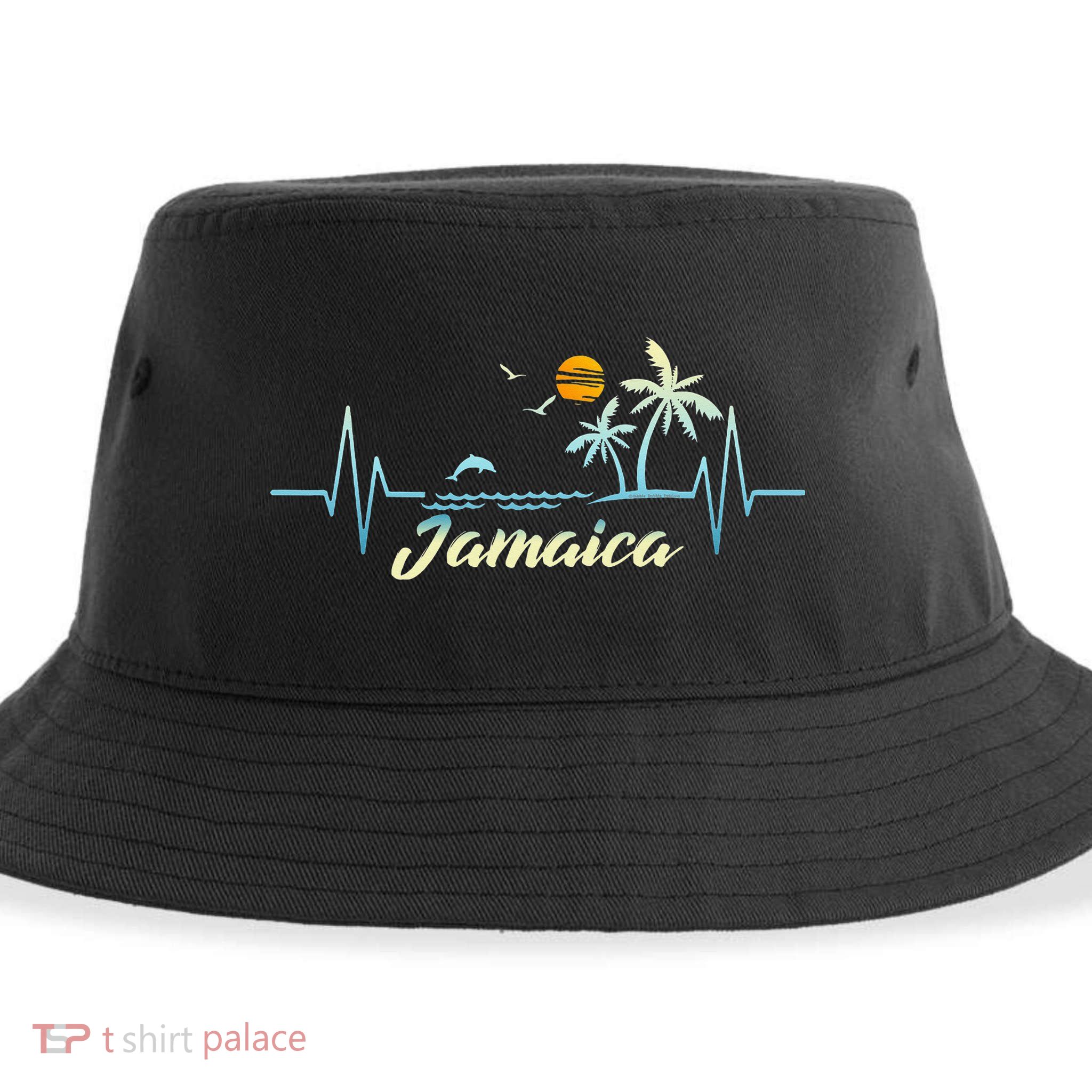 Jamaican Souvenir Spring Break Jamaica Sustainable Bucket Hat