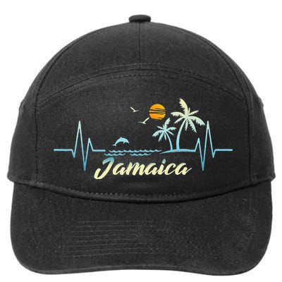 Jamaican Souvenir Spring Break Jamaica 7-Panel Snapback Hat