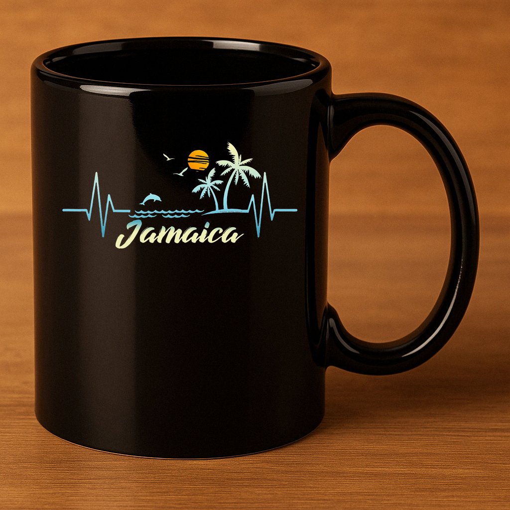 Jamaican Souvenir Spring Break Jamaica 11oz C Handle Ceramic Mug