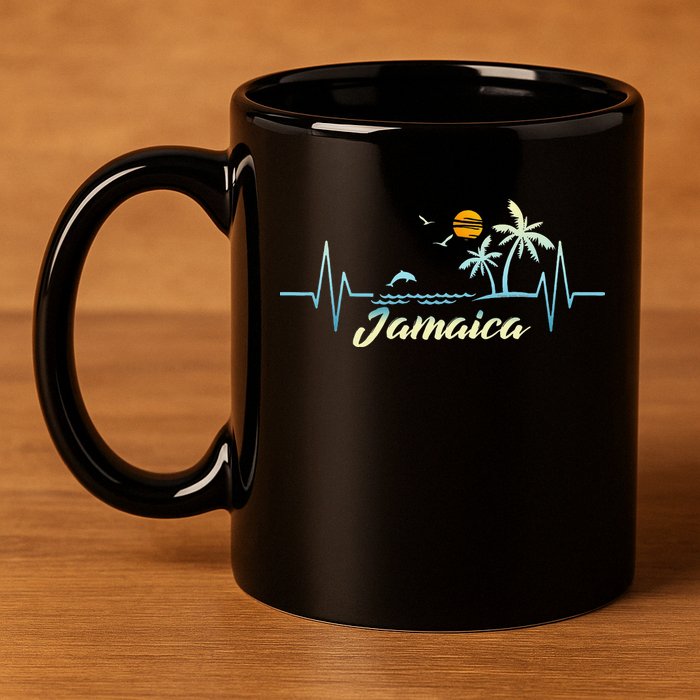 Jamaican Souvenir Spring Break Jamaica 11oz C Handle Ceramic Mug