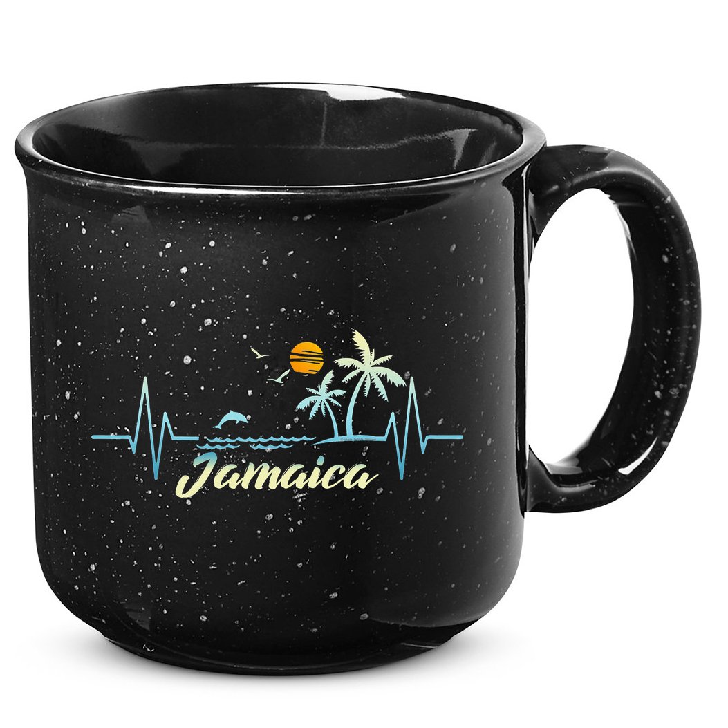 Jamaican Souvenir Spring Break Jamaica 15oz Campfire Ceramic Mug