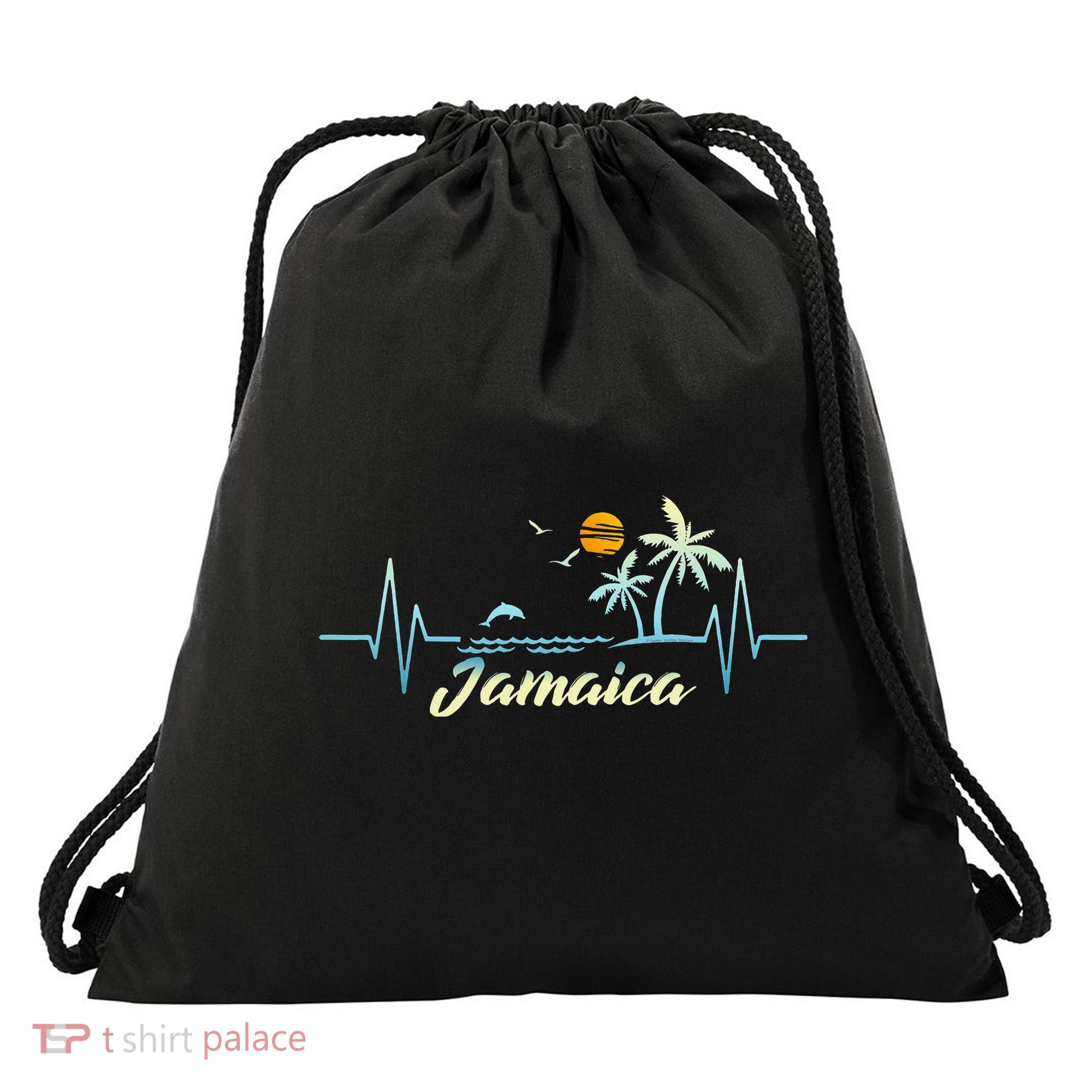 Jamaican Souvenir Spring Break Jamaica Drawstring Bag