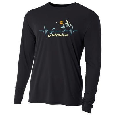 Jamaican Souvenir Spring Break Jamaica Cooling Performance Long Sleeve Crew