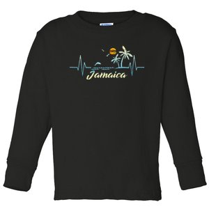 Jamaican Souvenir Spring Break Jamaica Toddler Long Sleeve Shirt