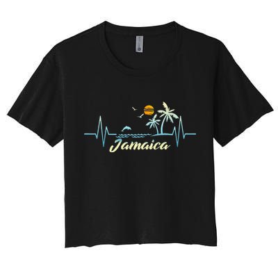 Jamaican Souvenir Spring Break Jamaica Crop Top