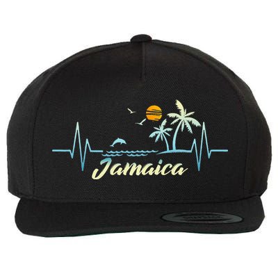 Jamaican Souvenir Spring Break Jamaica Wool Snapback Cap