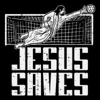 Jesus Saves Soccer Football Christian Goalie Goalkeeper Zip Tote Bag