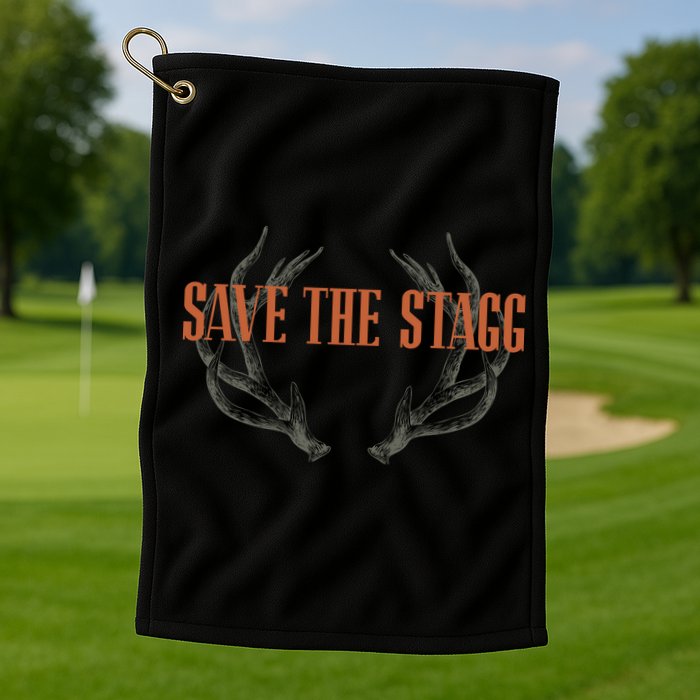Jeremy Siers Save The Stagg Golf Towel