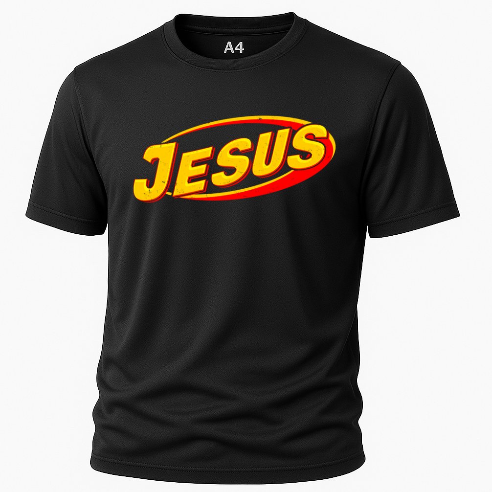 Jesus Sports Style Logo Cooling Performance Crew T-Shirt