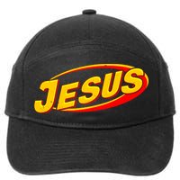Jesus Sports Style Logo 7-Panel Snapback Hat