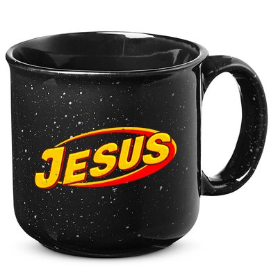 Jesus Sports Style Logo 15oz Campfire Ceramic Mug