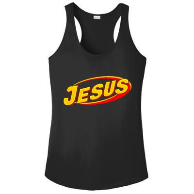 Jesus Sports Style Logo Ladies PosiCharge Competitor Racerback Tank