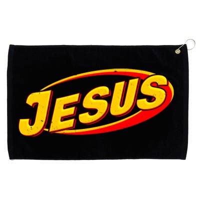 Jesus Sports Style Logo Grommeted Golf Towel