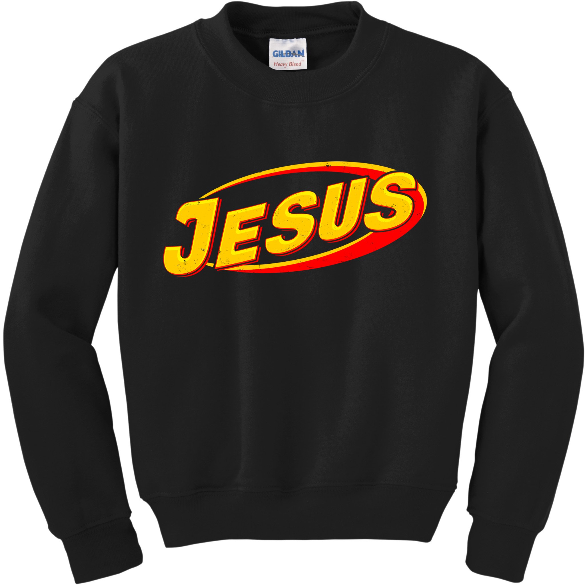 Jesus Sports Style Logo Kids Sweatshirt