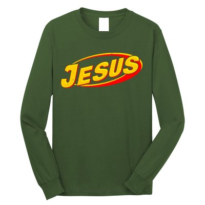 Jesus Sports Style Logo Long Sleeve Shirt