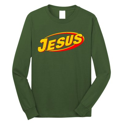 Jesus Sports Style Logo Long Sleeve Shirt