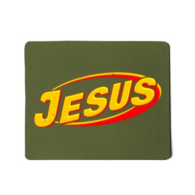 Jesus Sports Style Logo Mousepad