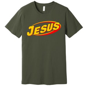 Jesus Sports Style Logo Premium T-Shirt