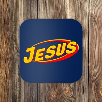 Jesus Sports Style Logo Coaster