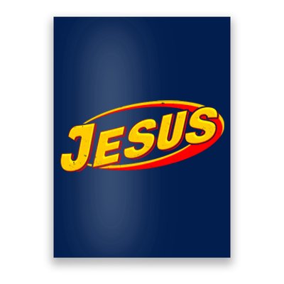 Jesus Sports Style Logo Poster