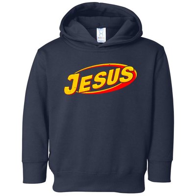 Jesus Sports Style Logo Toddler Hoodie