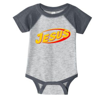 Jesus Sports Style Logo Infant Baby Jersey Bodysuit