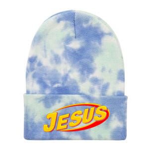 Jesus Sports Style Logo Tie Dye 12in Knit Beanie