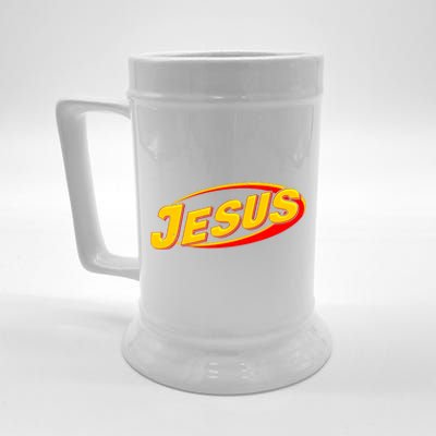 Jesus Sports Style Logo Beer Stein