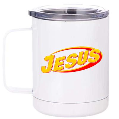 Jesus Sports Style Logo 12 oz Stainless Steel Tumbler Cup