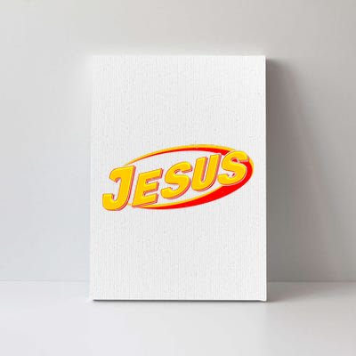 Jesus Sports Style Logo Canvas