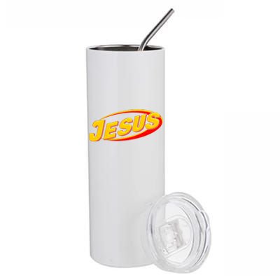 Jesus Sports Style Logo Stainless Steel Tumbler