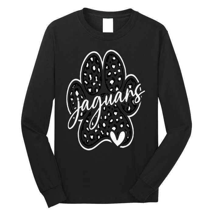 Jaguars School Spirit Team Pride Back To School Long Sleeve Shirt