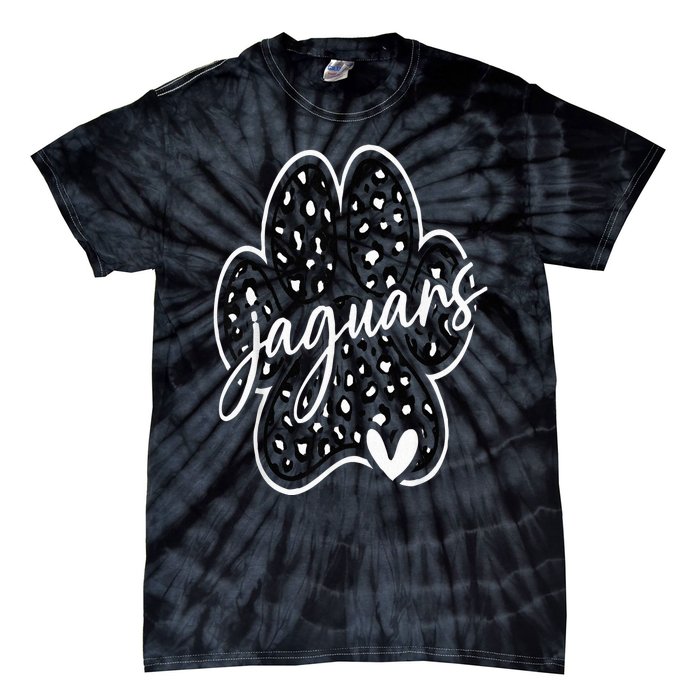 Jaguars School Spirit Team Pride Back To School Tie-Dye T-Shirt