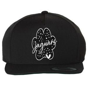 Jaguars School Spirit Team Pride Back To School Wool Snapback Cap