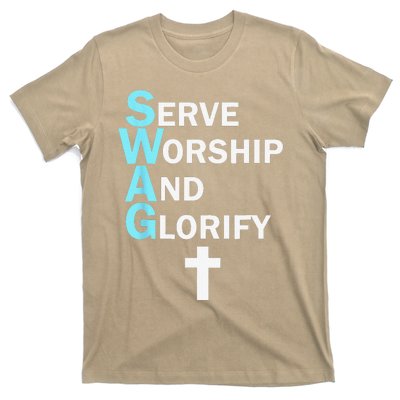 Jesus SWAG Serve Worship And Glorify Faith Religious T-Shirt