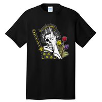 Japanese Skeleton Samurai Geisha Tall T-Shirt