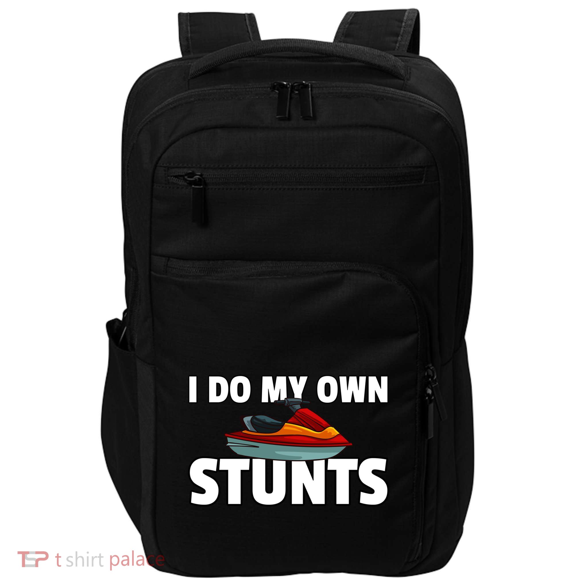 Jet Ski Stunts Gift Jet Skiing Skier Driver Water Sport Gift Impact Tech Backpack