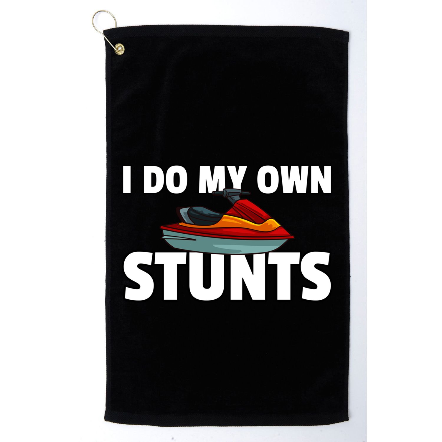 Jet Ski Stunts Gift Jet Skiing Skier Driver Water Sport Gift Golf Towel