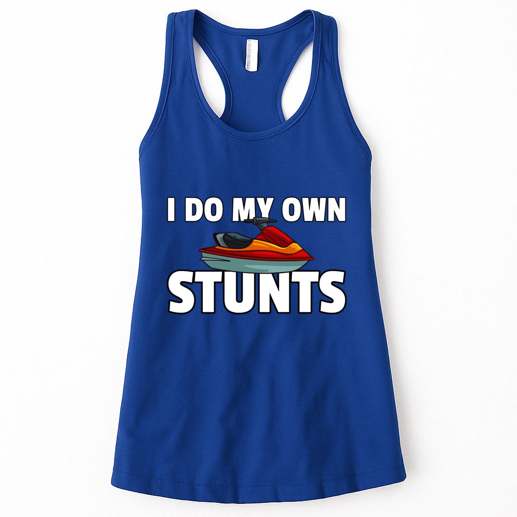 Jet Ski Stunts Gift Jet Skiing Skier Driver Water Sport Gift Womens Tank Top