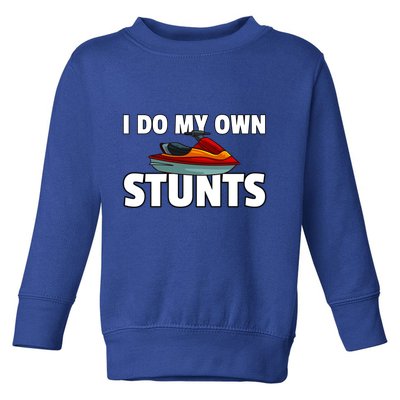 Jet Ski Stunts Gift Jet Skiing Skier Driver Water Sport Gift Toddler Sweatshirt